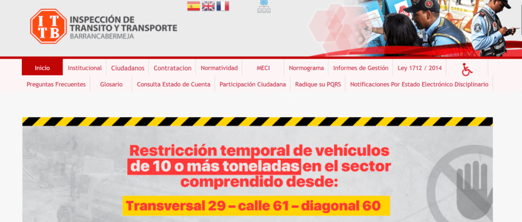 Consulta Impuesto Vehicular en Barrancabermeja