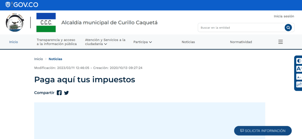  Consulta y paga Impuesto Vehicular en Curillo